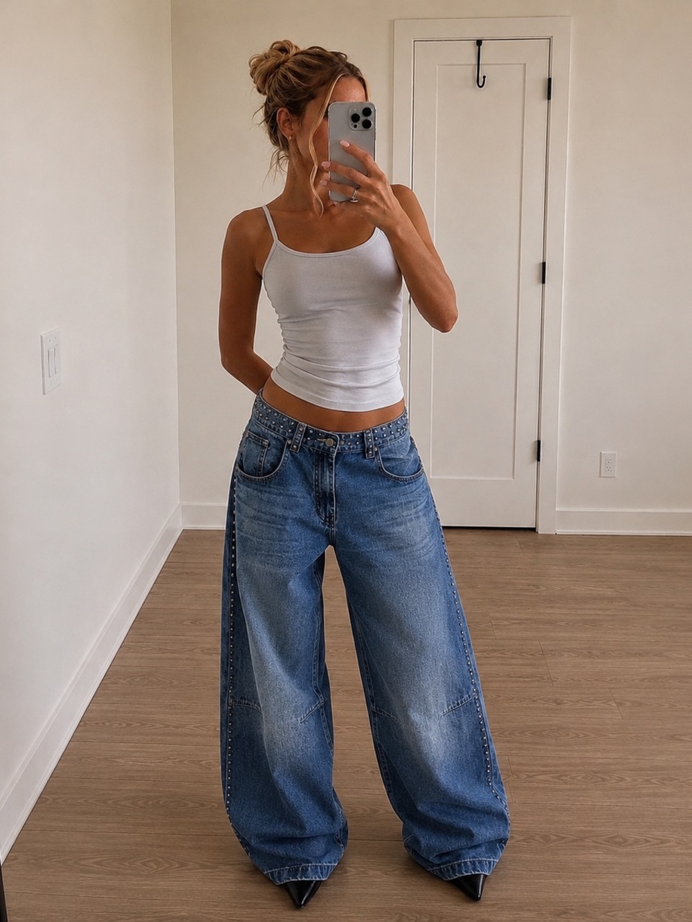 Jaded London Nailed Studded Colossus Jeans - Picture 2 of 3